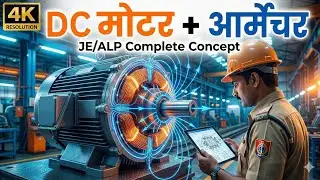Railway JE/ALP के लिए DC Motor एवं Armature Complete Concept 