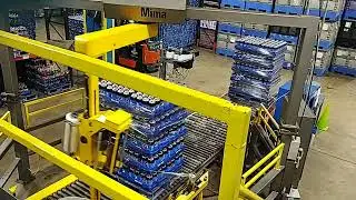 This is how a Pallet Wrapper operates.