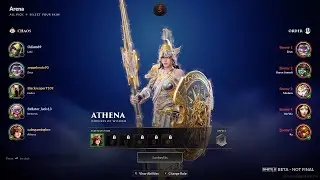 Smite 2 Athena Gameplay (No Commentary)