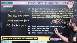 NIMCET | Q10 | PREVIOUS YEAR QUESTION 2025 | REASONING | SOLUTION || #nimcet #question