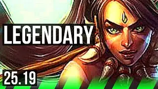 NIDALEE vs LEE SIN (JGL) | Legendary | KR Master | 25.19