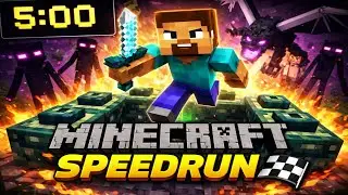 ENDING MINECRAFT POCKET EDITION IN 5 MINUTS | MINECRAFT PE SPEEDRUN