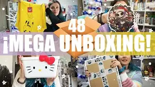 📦 ¡MEGA UNBOXING 48! | Regalos, POKEMON x Puma, HELLO KITTY x Miniso y mucho MANGA 📦