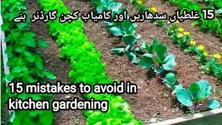 15 Beginners Gardening Mistakes to Avoid | Winter Vegetables Healthy Garden | Kitchen Gardening