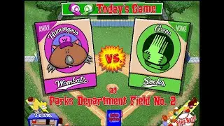 Backyard Baseball '97 Game Highlights: Humongous Wombats AT Green Socks