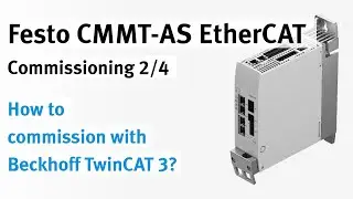 2/4 CMMT-AS EtherCAT with Beckhoff TwinCAT 3: Setting up Festo library