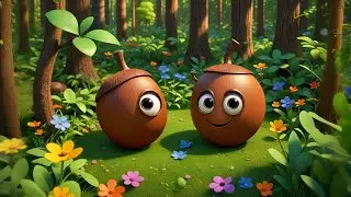 Five Little Acorns Fall from a Tree + More Nursery Rhymes & Kids Songs