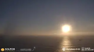 TIMELAPSE  Solpor Fisterra, 13 agosto 2021