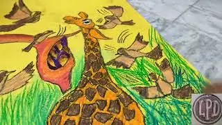Kids colouring activities oil pastel B.ed chart works Big picture Lpd ideas poster making ideas try