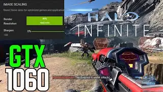 GTX 1060 3 ГБ | Halo Infinite Campaign | Масштабирование изображения 85%