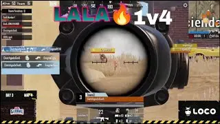 LALA 1 V 4 ENIGMA🔥🔥 #GODLIKE #LALA #CLUTCHGOD