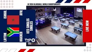 Ismail Afiq v Layton Naicker | U23 Singles | 2024 BI World Blackball Championship