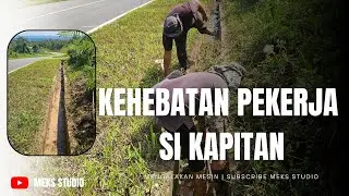 PARIT PENUH TANAH !! 2 pekerja ini Berjuang membersikan Longkang ini Hingga Bersih.!