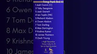 TPCC Team Selection 11th May
