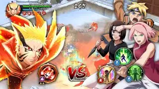 NxB NV : Test EX Ultimate Naruto Baryon Mode VS Rin - Sakura Uchiha - Boruto (vs momoshiki)