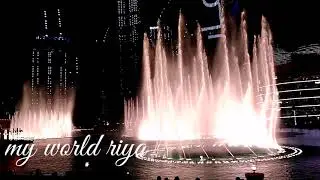 #Dubai_mall_Water_fountains/ Amazing dancing fountain in dubai