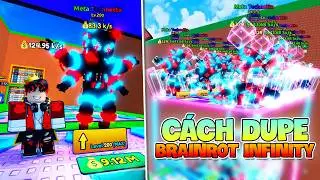 C&Aacute;CH DUPE INFINITY META TECHNETTA trong Escape Tsunami For Brainrots | Xuyen Roblox Gaming
