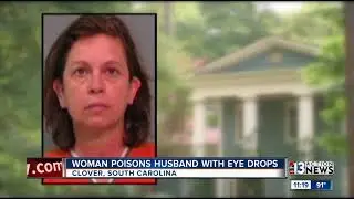 Woman allegedly kills husband with eye drops