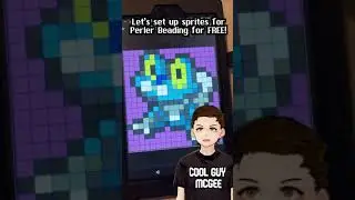How to Make a Sprite into a Perler Bead Pattern for Free (Aseprite) #Shorts