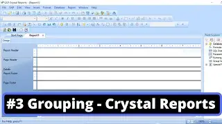 #3 Grouping - Crystal Reports