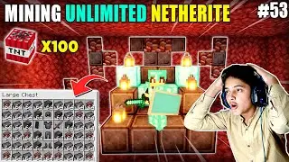 I EXPLODED NETHER TO FIND UNLIMITED NETHERITE | MINECRAFT SURVIVAL GAMEPLAY#53 | HS GAMING