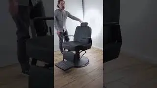 Classic Black Barber Chair | Strong Salon Presence