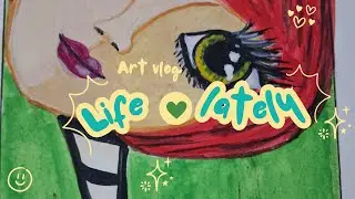 Art Vlog | Life Lately in the Studio 🎨 Brushstrokes, Creativity & Calm