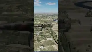 DCS #shorts | Steel in Mi-24P Hind repositioning for strike on another insurgent camp