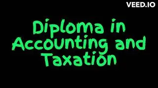 Diploma in Accounting and Taxation