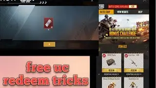 New free uc  redeem trick 2020 in bonus challenge