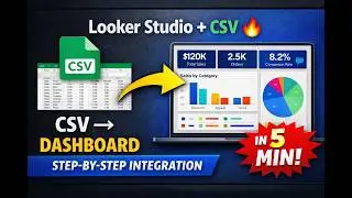 CSV Files to Interactive Dashboards | Looker Studio Tutorial