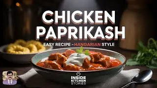 Authentic Hungarian Chicken Paprikash Recipe! #ShibnathKhan। #InsideKitchenStories।