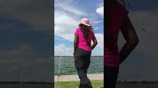 Fishing Lake Ray Hubbard in Rockwall Texas 