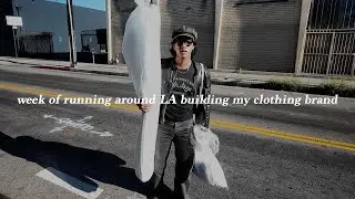 week of running around LA building my clothing brand + sourcing for vintage clothes