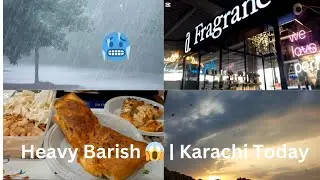 Heavy rain me bhi shopping ruk nahi sakti 🌧️🛍️ | Daily Life Vlog | Karachi 😄🌧️