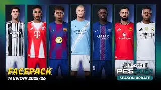 PES 2021 TAUVIC99 Patch &mdash; Facepack Addons 2025/26
