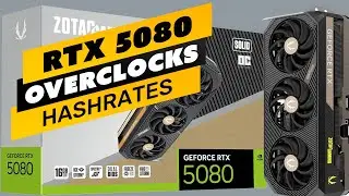 ⛏️🤑 NVIDIA RTX 5080 - RENTABILIDADE E OVERCLOCKS | ETC | ERG | CFX | RVN | XEL