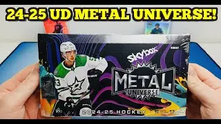 Trojitá trefa! 🔥😲24-25 UD Skybox METAL UNIVERSE Hobby Box! Otevíráme hokejové kartičky NHL!