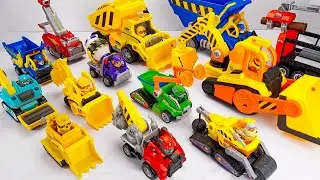 Unboxing & Review Paw Patrol Construction Truck Toys Collection| Motor's Wrecking Ball, Mixing Truck