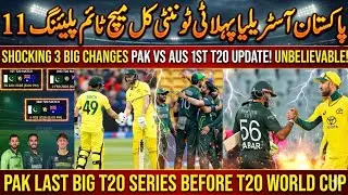 Pakistan Cricket Team Takes On STRONG Australia in 1st T20 Match Before T20 World Cup?