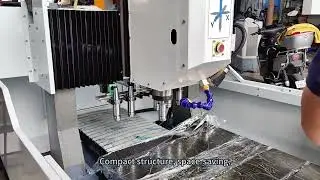 The fully automatic and practical CNC milling machine has good precision