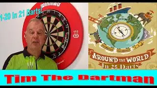Around The World In 25 Darts Challenge! Going From 1 To 20 In 21 Darts!  @Adz-Arrows