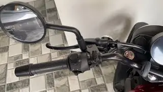 QJMotor SRV 200 Side mirror Replacement (Honda Rebel 500 Side mirror)