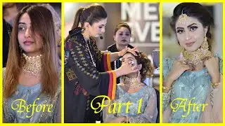Farah makeup tutorial | latest techniques | Farah salon | Live Class At Ramada | Part 1