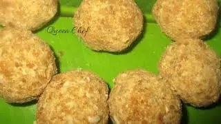 Simple and Healthy Fried Gram Laddu | Roasted Gram | Deepavali Special - # 6 Recipe | Queen Chef