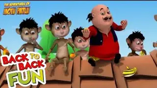 Motu Patlu Ki Dosti Bandaron Ke Sath | Jungle Mein Funny Cartoon Adventure