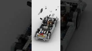 LEGO Aston Martin DB5 (James Bond) 🤵&zwj;♂️ Satisfying Building Animation #shorts