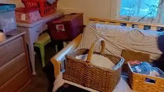 Mena's Old Room Work In Progress-Moving Furniture/ Cleaning Out Storage