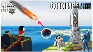 Shinchan And Franklin Survived Meteors & Save Los Santos In GTA 5!