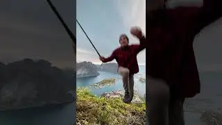 Tried Me Mode? Keeps you in frame, no selfie stick, no reframing, in sweet 60fps 🌅#insta360 #shorts